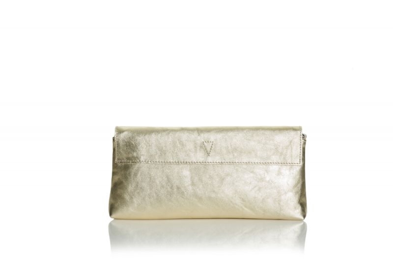 Baguette de Lacambra dorado bolso modulable en blandolera o asa corta